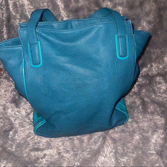 G by Guess Teal Tote - Picture 5 of 6